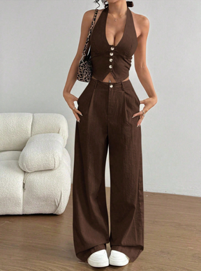 Conjunto Liara - 2 Peças Elegance Pantalona ✨