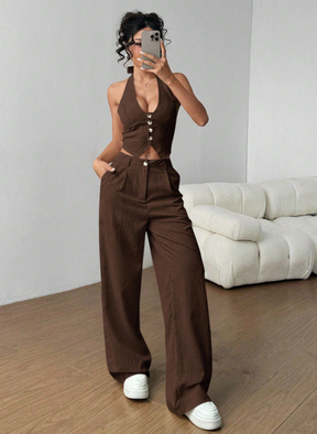 Conjunto Liara - 2 Peças Elegance Pantalona ✨