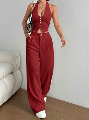 Conjunto Liara - 2 Peças Elegance Pantalona ✨