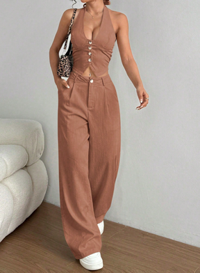Conjunto Liara - 2 Peças Elegance Pantalona ✨