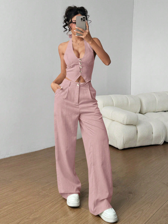Conjunto Liara - 2 Peças Elegance Pantalona ✨