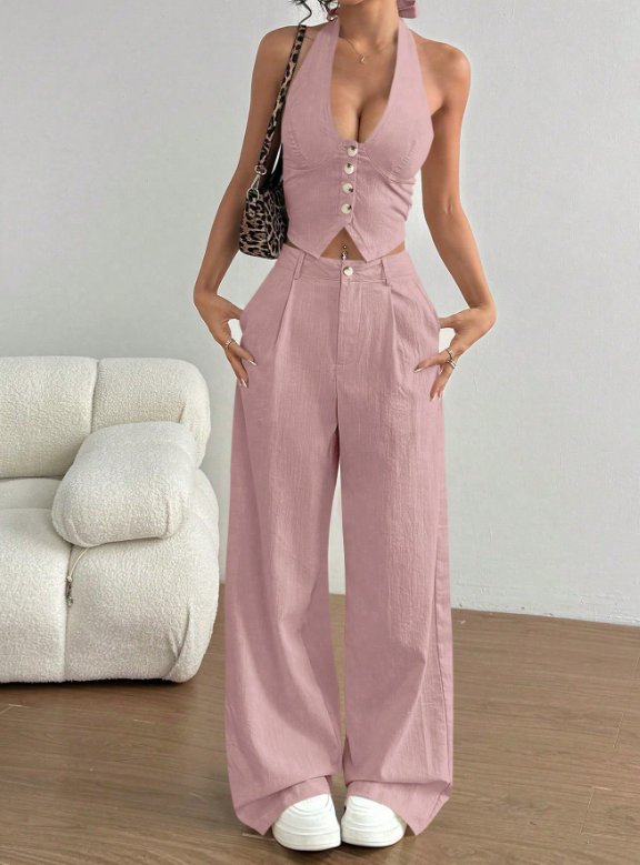 Conjunto Liara - 2 Peças Elegance Pantalona ✨